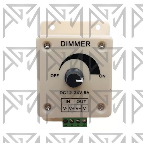 دیمر قابدار DC | 12V-24V | 8A مناسب ال ای دی