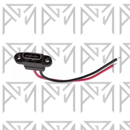 جک مادگی سیم دار تخت TYPE-C
