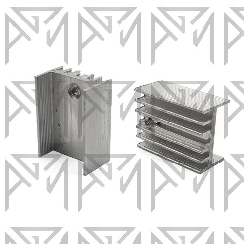 هیت سینک آلومینیومی مناسب ترانزیستور TO-220 19x14MM