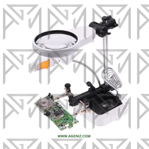 پایه هویه ذره‌ بین دار مدل MG-16129DC
