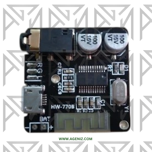 ماژول گیرنده بلوتوث صوتی مدل HW-770B BLACK
