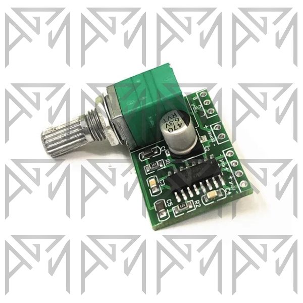 ماژول آمپلی فایر استریو ولوم دار 2×3 وات مدل PAM8403+VOLUME