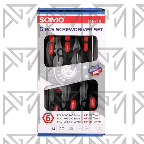 ست پیچ گوشتی 6 عددی SOMO SM-810