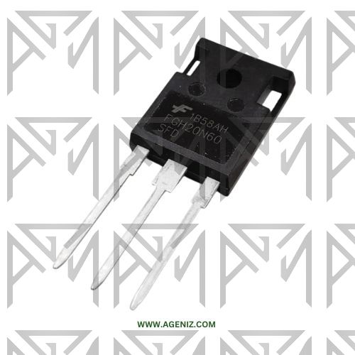 ترانزیستور IGBT FGH20N60 TO-247 ORG