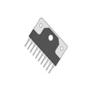 آی‌سی LA7848 SIP-10 ORG اصلی
