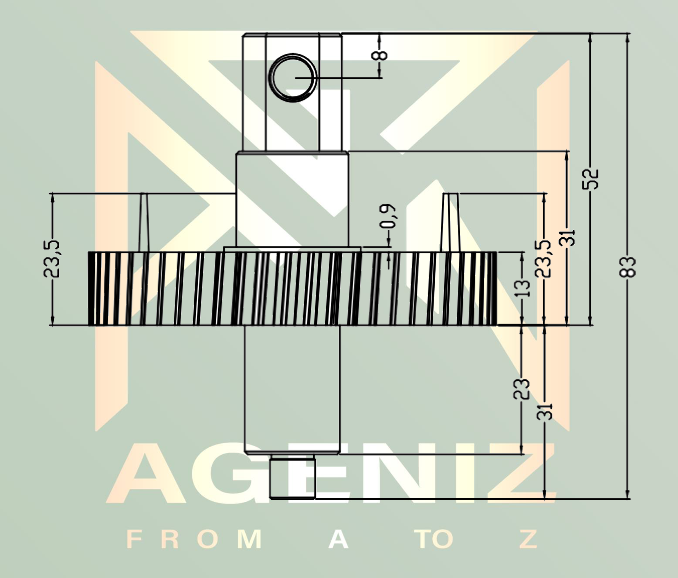چرخ دنده خورشیدی آگنیز