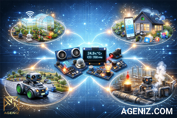 کاربرد سنسورها در پروژه‌ها