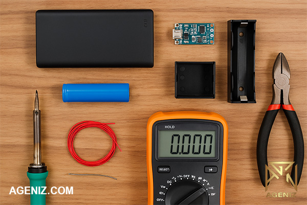 ابزار و قطعات مورد نیاز