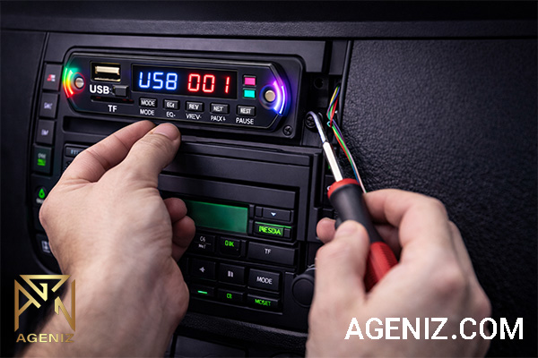 نصب و راه‌اندازی روی ضبط و ساخت اسپیکر با USB پلیر